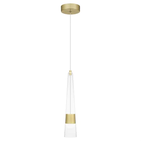 Quoizel Zia Integrated LED Satin Gold Mini Pendant PCZIA1503SD